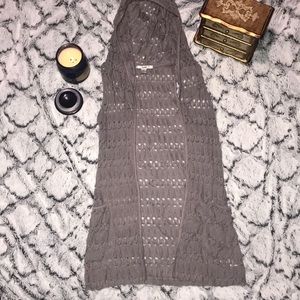Grey cardigan
